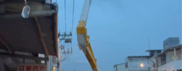 花蓮吉安慶豐驚傳電桿冒火光　疑鳥類引發線路故障　台電搶修39分鐘復電